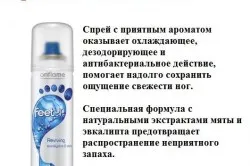 Tipuri de sportivi Foot Spray si caracteristici de aplicare (transpirație) Spray specii picior și caracteristici ale aplicației sportivului