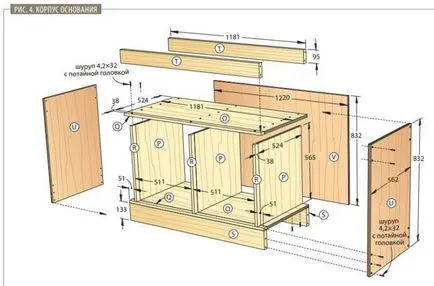 Workbench cu mâinile lor - instrucțiuni, desene și dimensiuni