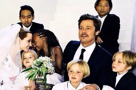 Jolie si Pitt poveste despre nunta ceremonie în fotografie (nunta Jolie si Pitt) Jolie si Pitt poveste despre nunta ceremonie în fotografie