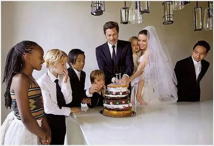 Nunta de Angelina Jolie si Brad Pitt - Foto Video