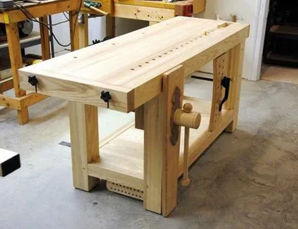 Workbench cu mâinile lor - instrucțiuni, desene și dimensiuni