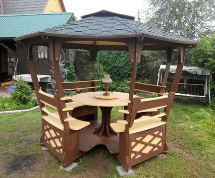 Tabelul chioșc de lângă casa ei cu propriile sale mâini (chioșc) Tabelul chioșc de lângă casa ei cu mâinile lor