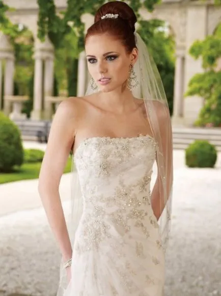 Cristale, margele, pietre Swarovski - elemente elegante ale unei rochii de mireasa