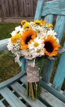 Buchet de margarete fotografie, idei desen