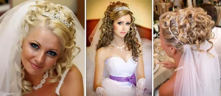 Coafuri de mireasa cu tiara imagini și fotografii de succes (imagini) Coafuri de mireasa cu tiara imagini și fotografii de succes