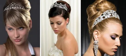Coafuri de mireasa cu tiara imagini și fotografii de succes (coafura) Coafuri de mireasa cu tiara imagini și fotografii de succes