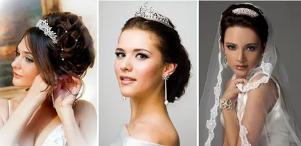 Coafuri de mireasa cu tiara imagini și fotografii de succes (succes) Coafuri de mireasa cu tiara imagini și fotografii de succes