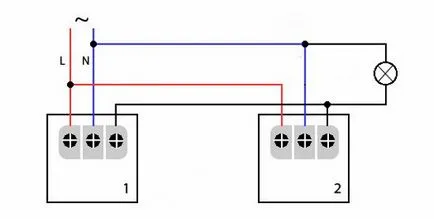 Schema electrică a senzorului de mișcare, un electrician în casă