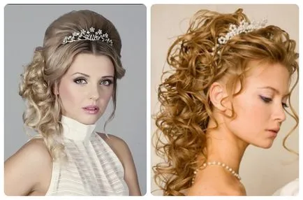 Coafuri de mireasa cu tiara imagini și fotografii de succes (imagini) Coafuri de mireasa cu tiara imagini și fotografii de succes