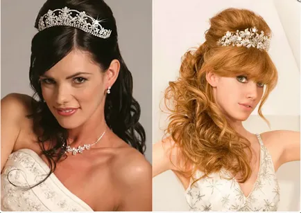 Coafuri de mireasa cu tiara imagini și fotografii de succes (Tiara) Coafuri de mireasa cu tiara imagini și fotografii de succes