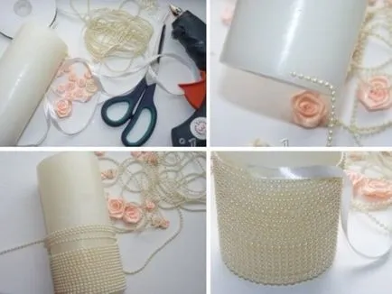 Lumanari nunta cu clasa lor de master hands-pas cu privire la decorarea și decor (nunta) Lumanari nunta cu clasa lor de master hands-pas cu privire la decorarea și decor