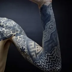 dotvork stil de tatuaj (dotwork), fotografii și schițe de tatuaj