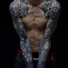 dotvork stil de tatuaj (dotwork), fotografii și schițe de tatuaj