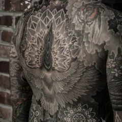 dotvork stil de tatuaj (dotwork), fotografii și schițe de tatuaj