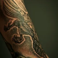 dotvork stil de tatuaj (dotwork), fotografii și schițe de tatuaj