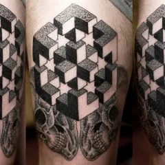 dotvork stil de tatuaj (dotwork), fotografii și schițe de tatuaj