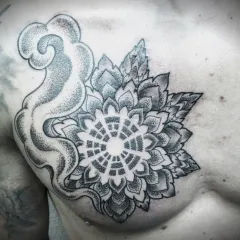 dotvork stil de tatuaj (dotwork), fotografii și schițe de tatuaj