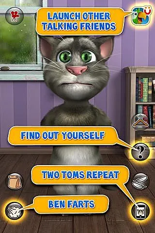 TalkingTom pisica 2 pentru Android - o pisica vorbind, care este întotdeauna cu tine