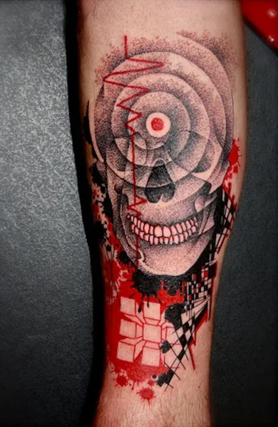dotvork stil de tatuaj (dotwork), fotografii și schițe de tatuaj
