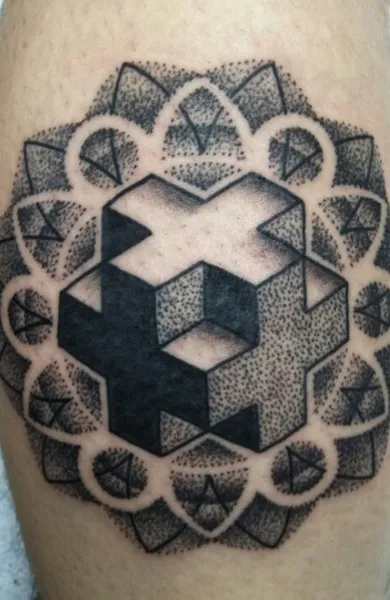 dotvork stil de tatuaj (dotwork), fotografii și schițe de tatuaj