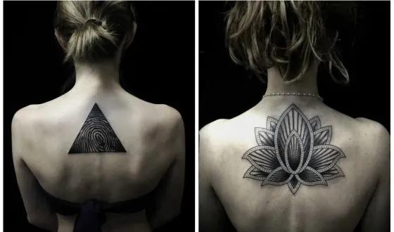 Tatuaje dotvork, în special crearea de puncte tatuaj