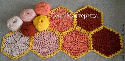 Trei moduri, motive compuse - Crochet