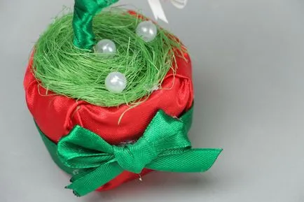 Topiara mâinile lor de panglici de satin și master-class organza, pas cu pas fotografii și instrucțiuni