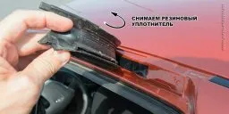 Instalarea suportului de acoperiș pentru Lada Kalina 2 hatchback