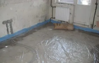 Șapă dispozitivului, principalele etape de lucru de instalare (șape prevede ouătoare) Dispozitiv de șapă, principalele etape ale lucrărilor de instalare
