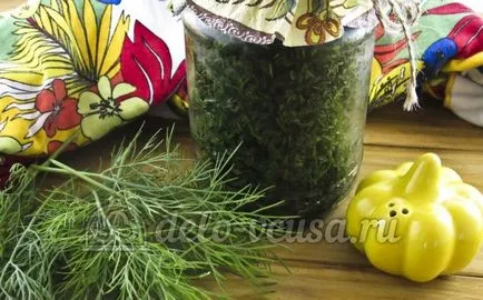 sare de mărar în rețeta de iarnă etapa (8 poze)