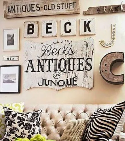 Decorarea pereții materialelor la îndemână, cu propriile sale mâini