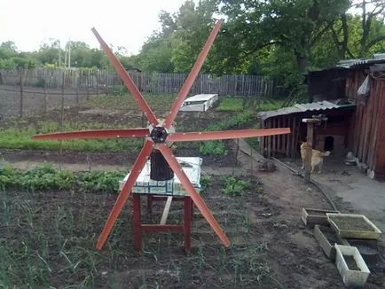Turbinele eoliene cu mâinile lor fotografii, desene și video de fabricație