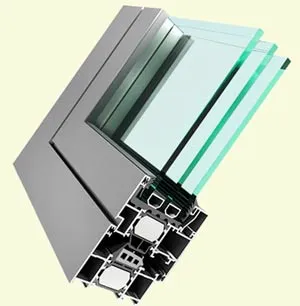 fatade din sticla pătate asamblare construcții din aluminiu