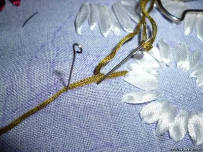 panglici de broderie Daisy, comandantul - o clasă pentru începători - sfat bun - gradina de legume, gradina, casa