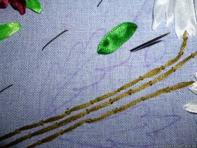 panglici de broderie Daisy, comandantul - o clasă pentru începători - sfat bun - gradina de legume, gradina, casa