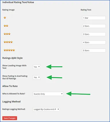 Wp-postratings - de rating WordPress blog, WordPress Mania