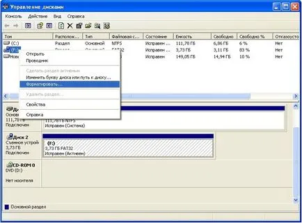 Windows nu poate finaliza formatul
