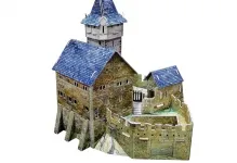 Castelul carton modul de a face propriile lor mâini, de la șabloane de hârtie și meserii schemă cum să construiască