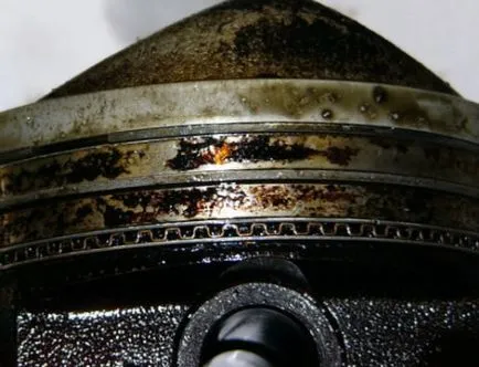 Apariție de piston inele, simptome si cauze