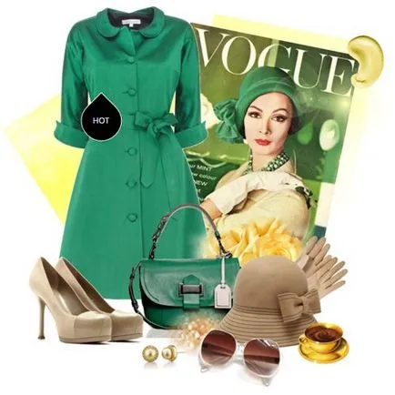 Ce să poarte o rochie verde