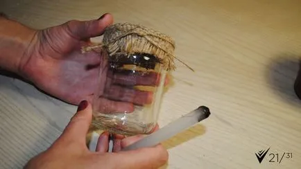 Cum de a decora un borcan de sticlă Cum de a decora un borcan de sticlă