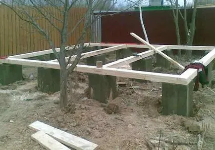 Fundamentul propriile lor mâini sub chioșc Fundamentul propriile lor mâini sub chioșc