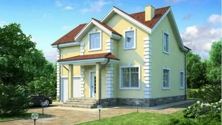 Finisarea fațadă a casei stuc Finisarea fațadă a casei stuc