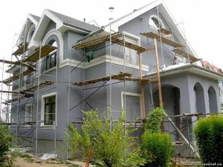 Finisarea fațadă a casei stuc Finisarea fațadă a casei stuc