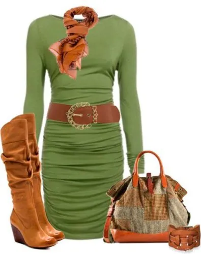 Ce să poarte o rochie verde Ce să poarte o rochie verde