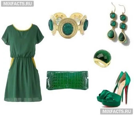 Ce să poarte o rochie verde Ce să poarte o rochie verde