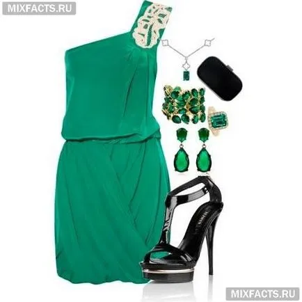 Ce să poarte o rochie verde Ce să poarte o rochie verde