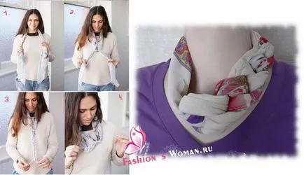 Cât de frumoasă cravată eșarfă tippet