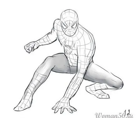 Cum să atragă Spiderman