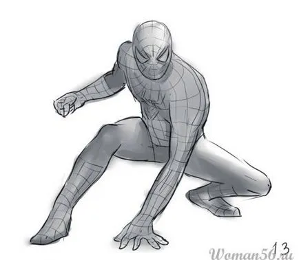 Cum să atragă Spiderman